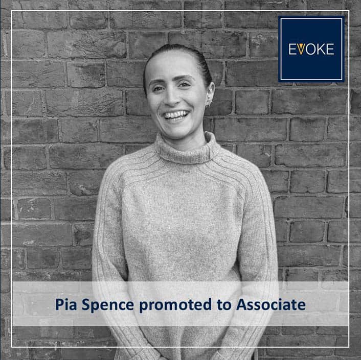 A well-deserved promotion for Pia Spence