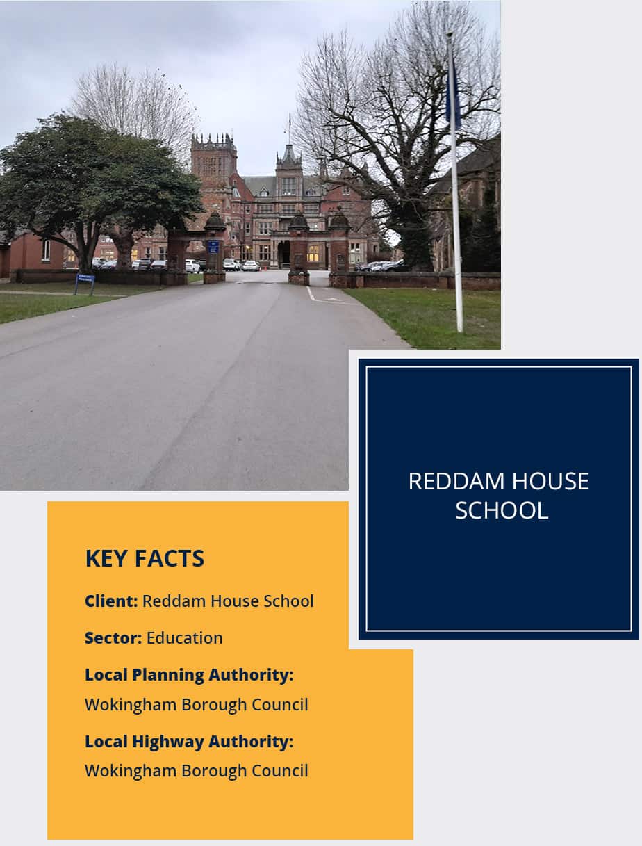 Project Key Facts - Reddam House School | Evoke Transport